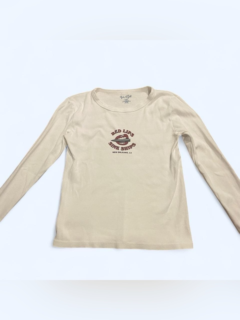 Brandy Melville John galt graphic tee long sleeve top